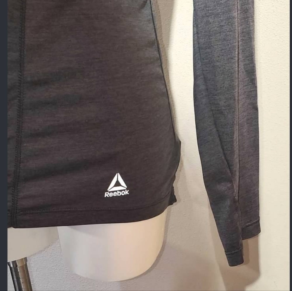 Reebok Gray Women's Hoodie Top - Picture 5 of 6